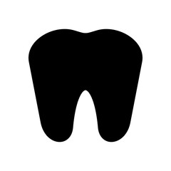 tooth icon symbol vector template collection