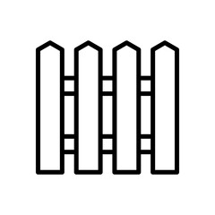 fence icon symbol vector template collection
