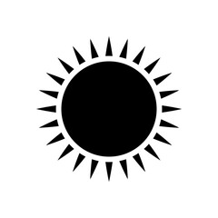 sunflower icon symbol vector template collection