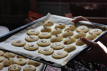 cookies on a plate