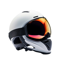 Snowboard Helmet, isolated object, transparent background.