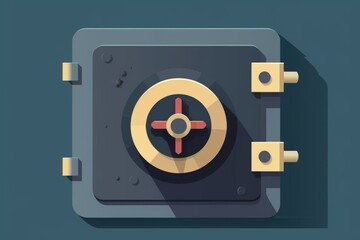 Metal Box With Clock Inside