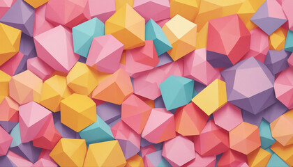 Obraz premium Abstract background design, composition with colorful geometric shapes