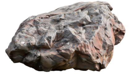 heavy rock isolated on transparent background