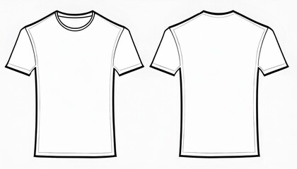 Shirt Mockup for Product Design - T-shirt Template for Logo Placement and Branding