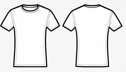 Shirt Mockup for Product Design - T-shirt Template for Logo Placement and Branding