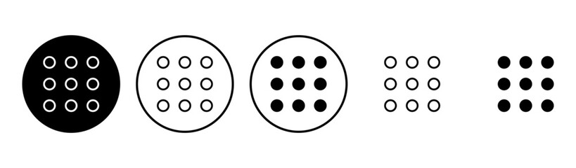 Menu Icon set. web menu icon. hamburger menu symbol