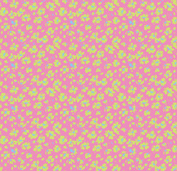 colours daisy ditsy pattern seamless lilac pink blue 