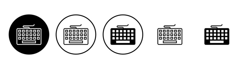 Keyboard icon set. keyboard vector symbol - obrazy, fototapety, plakaty