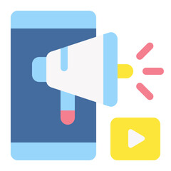 Marketing icon - glyph style