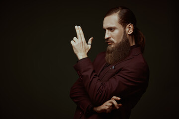 confident mature man