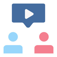 Marketing icon - glyph style