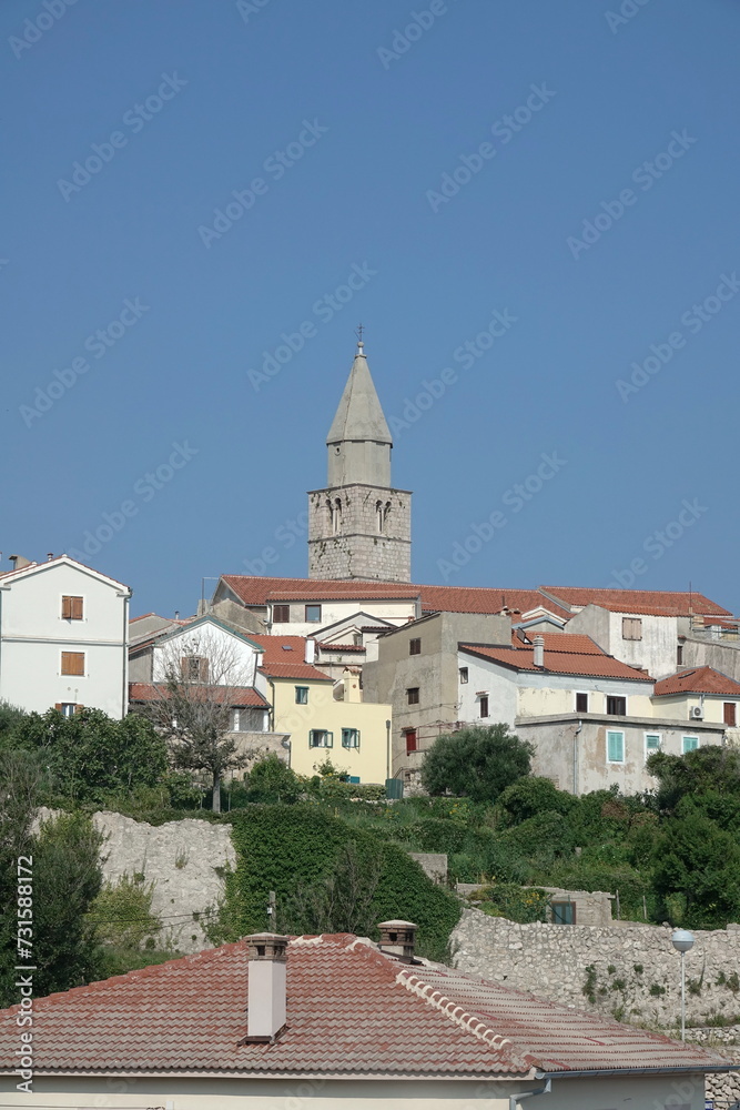 Poster Vrbnik auf Krk, Kroatien