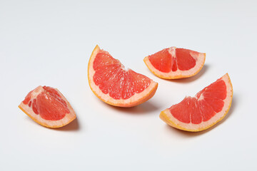 Fototapeta na wymiar Juicy summer fruit - grapefruit, concept of fresh food