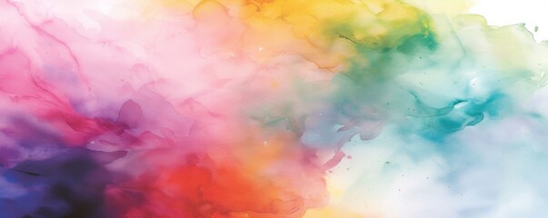 Fototapeta na wymiar Multicolored Cloud of Paint