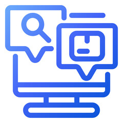 Marketing icon - gradient style