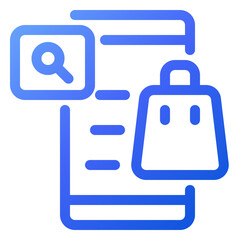 Marketing icon - gradient style