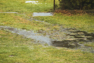 standing water and hydrophobic soil can cause erosion and water damage in yard and agriculture fields