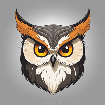 Logo illustration of an Owl