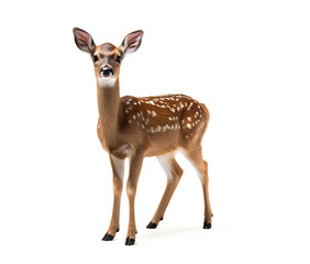 deer baby isolated on white background