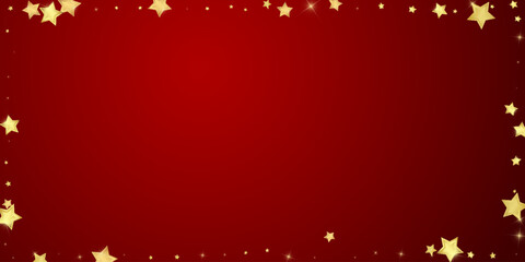 Magic stars vector overlay.  Gold stars scattered