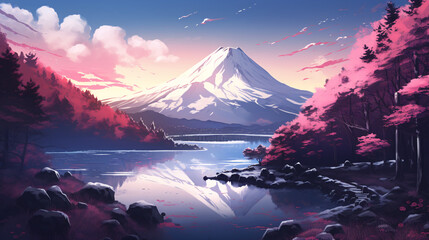 mountain in autumn