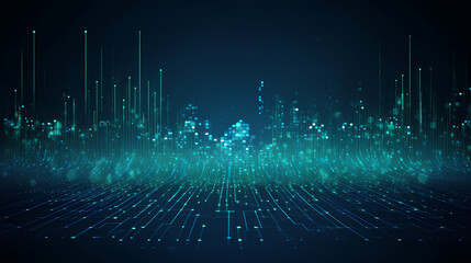 Stock market abstract background, economic and infographic concept