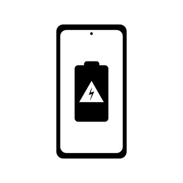 Smartphone Battery Charging Filled Icon | Accumulator Symbol in smartphone-charging | Smartphone Charging