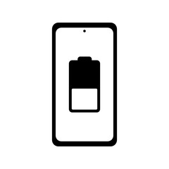 Smartphone Battery Charging Filled Icon | Charging Icon | Smartphone Charging Level Indicator [40%]