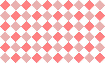 Two tone pink diamond checkerboard double layer repeat pattern, replete image, design for fabric printing