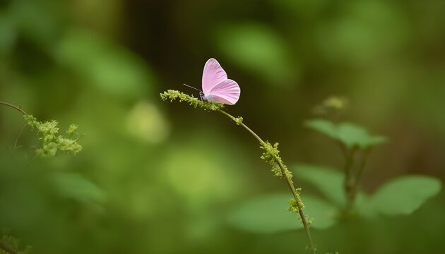 butterfly on a stem 
