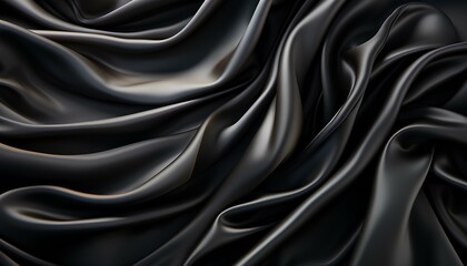 black silk background. luxurious smooth silk texture. black silky smooth fabric. black shiny satin background. black satin background