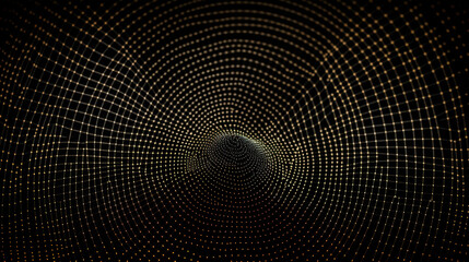 Abstract gradient wave of particles. Big data. Digital background. Futuristic illustration.