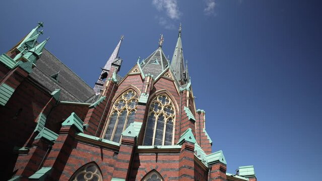  VIew of Oscar Fredriks church, built in 2 of April 1893 by Bishop Edvard Herman