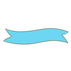 Blue ribbons elements