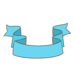 Blue ribbons elements