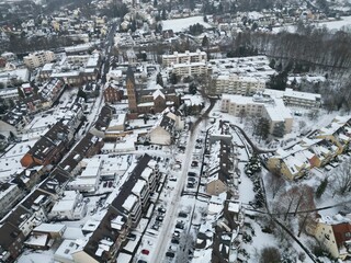 Leverkusen Schlebusch im Winter