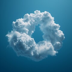 circle shaped cloud