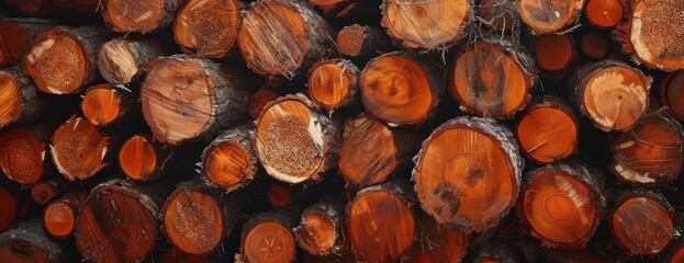A Pile of Cut Wood