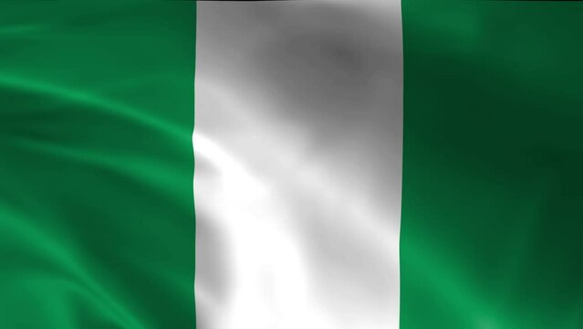 Nigeria waving flag. National 3d Nigeria flag waving. Nigeria flag FHD resolution Background. Nigeria flag Fully Closeup