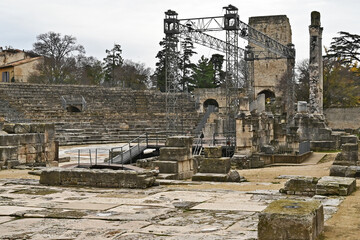 Arles,  l'antico teatro romano - Provenza, Francia	