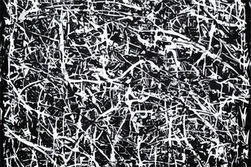 Black and white Abstract art. Abstract art background. Black and white Grunge seamless Pattern background. Dark Grunge Vector Texture. Abstract shapes black and white background.