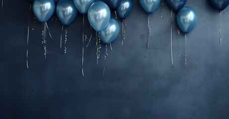 nice colorful balloons, simple and elegant, there is empty space for greeting text, wallpaper, posters, advertisements, etc., if there are not enough choices, please click - obrazy, fototapety, plakaty