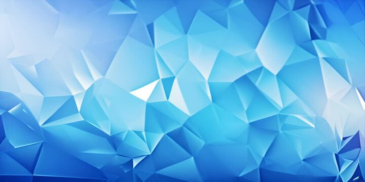 Geometric blue ice texture background 4K video