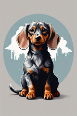  graphics cute dachshund dog