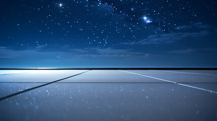 Empty concrete floor, universal minimalist background for presentations