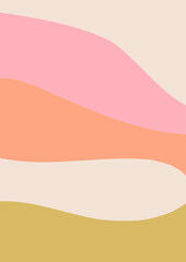 Abstract pastel coloured miminal design background