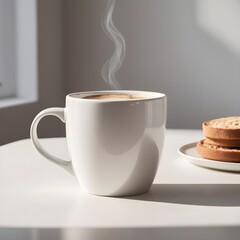 white coffee mug for mockup