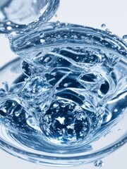 Macro water drop: ideal for an environmental advertising