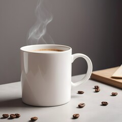 white coffee mug for mockup